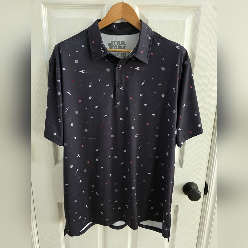 RSVLT Star Wars "Stay On Target" Men's All-Day Polo Shirt